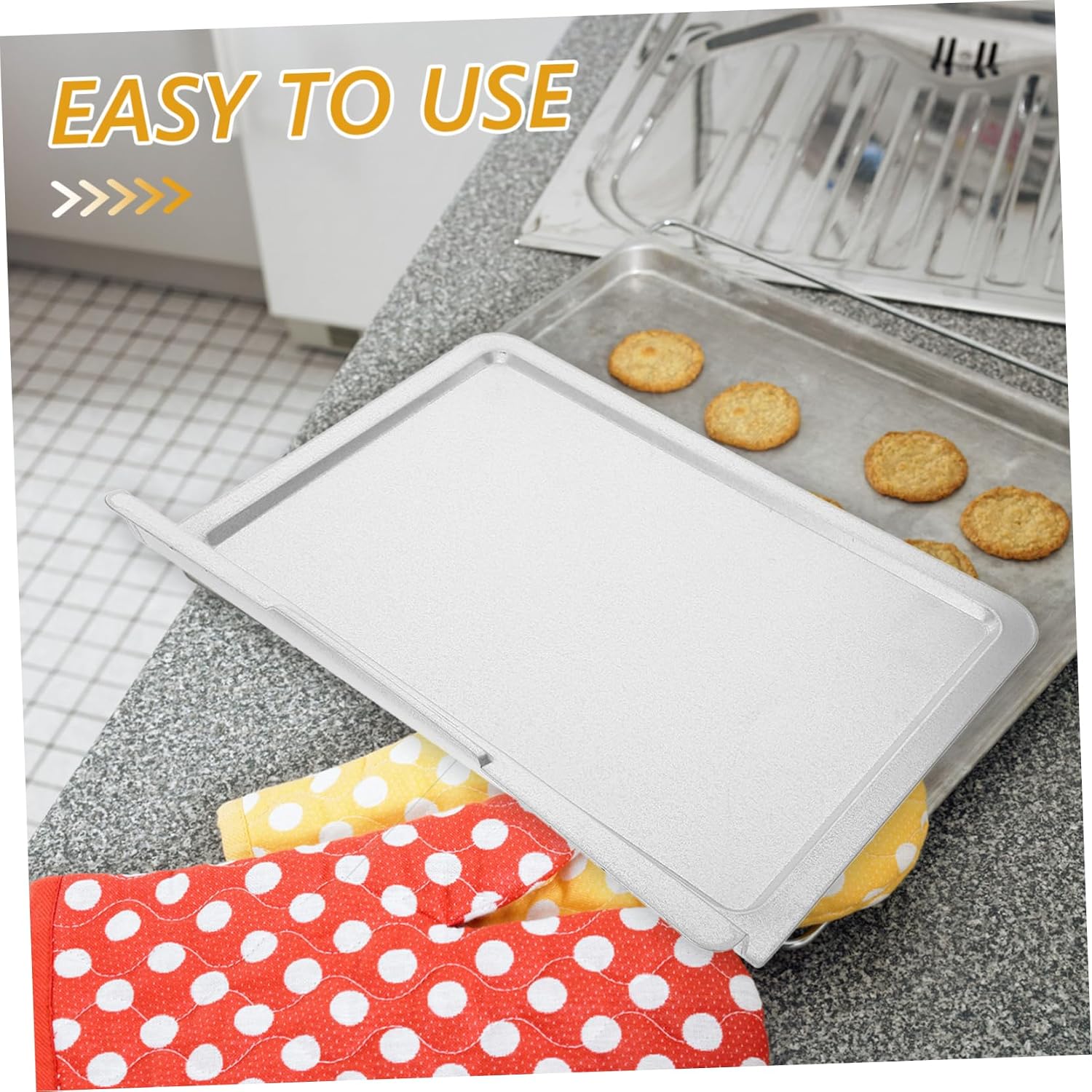 Baking Grilling Drip Tray Slag Catching Pan Trays Oil Drip Pan Reusable Oil for Household Kitchen