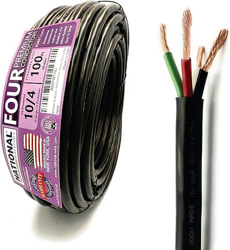 Miniatura 49 de Cable de alambre y cable nacional – Alambre de cobre premium de 12 AWG de 2 conductores, 50 pies, trenzado Fabricado en EE. UU., chaqueta flexible
