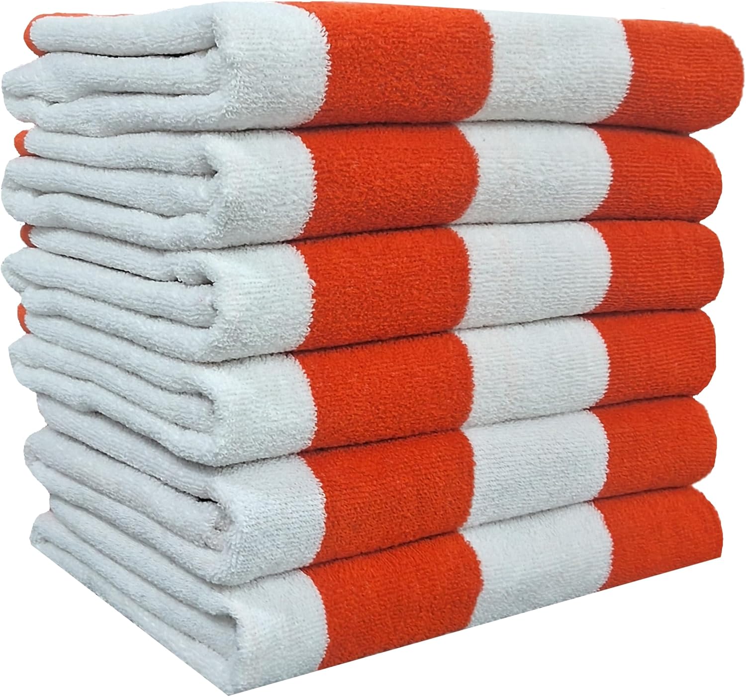 BolBom*S 100% Cotton Luxury Bath Towel Set - Soft & Absorbent Quick-Dry Towels for Bathroom, Spa, Beach or Gym - 30"x60" Large Size - Pack of 6 - Plush & Durable Towels - Machine Washable
