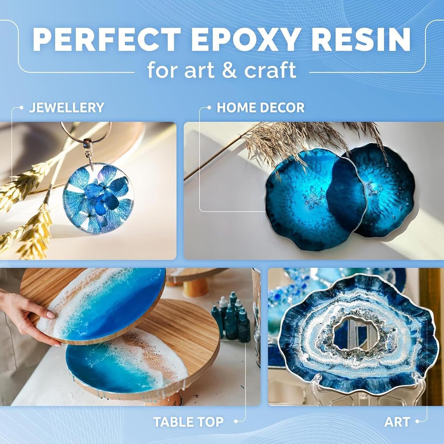 Resin Polishing Compound | Scratch Removal Repair with Sponge - Epoxy Resin Polishing Compound | for Home Kitchen Bathroom Countertop Furniture Table Artwork