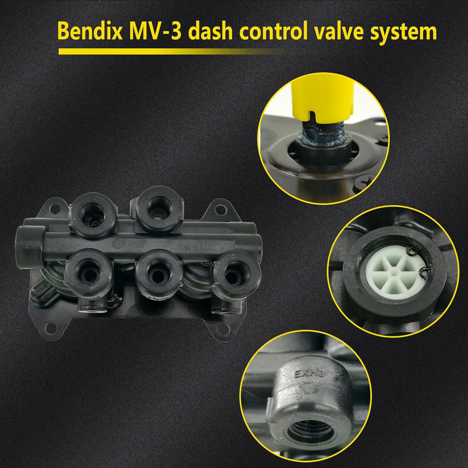 800516 Trailer Parking Brake Dash Control Module Valve Fit For Kenworth Peterbilt Volvo Western Star Trucks