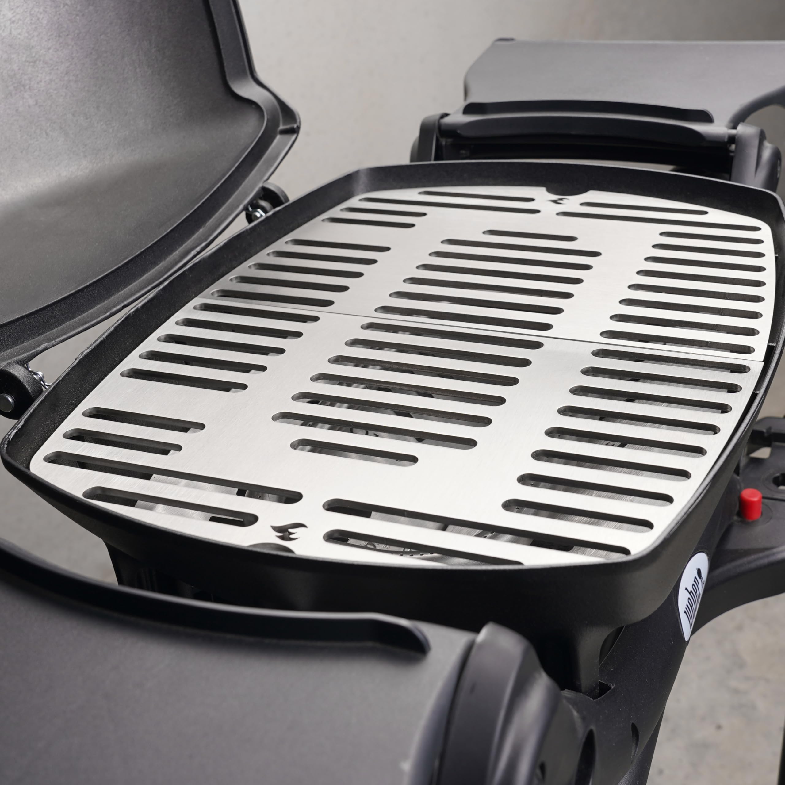 Ruszt INOX ze stali nierdzewnej do grilli Weber Q1000 | mo¿na myæ w zmywarce - DWUczê¶ciowy