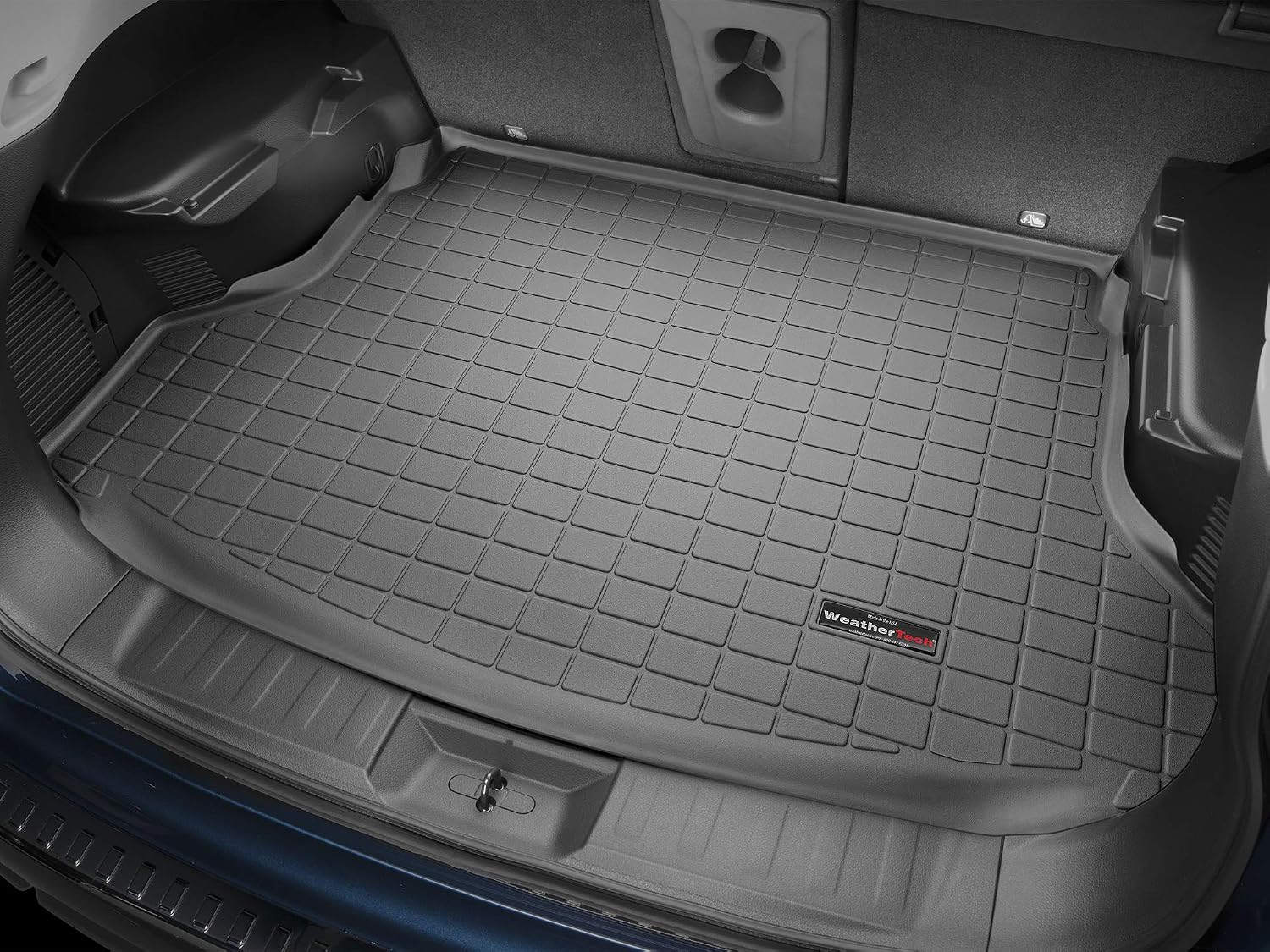 WeatherTech Custom Cargo Liner Trunk Mat for Nissan Rogue, Behind 2nd Row Seating - Black (40691)