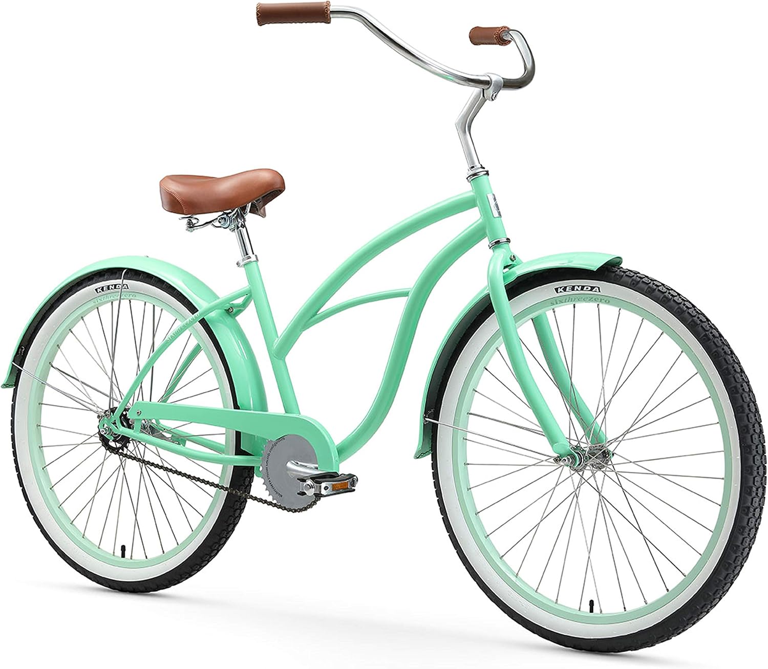 sixthreezero Women's Beach Cruiser Bicycle, 26" Wheels/17 Frame, 1-Sp, 3-Sp, 7-Sp, and 21-Sp