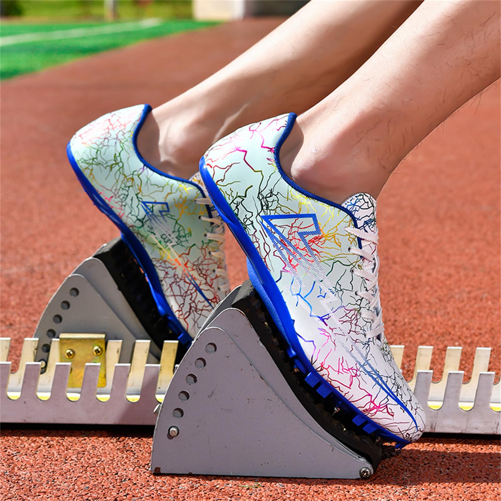 Zapatillas De Atletismo con Clavos para Niños Hombres Y Mujeres Ligeras para Carreras Y Sprint