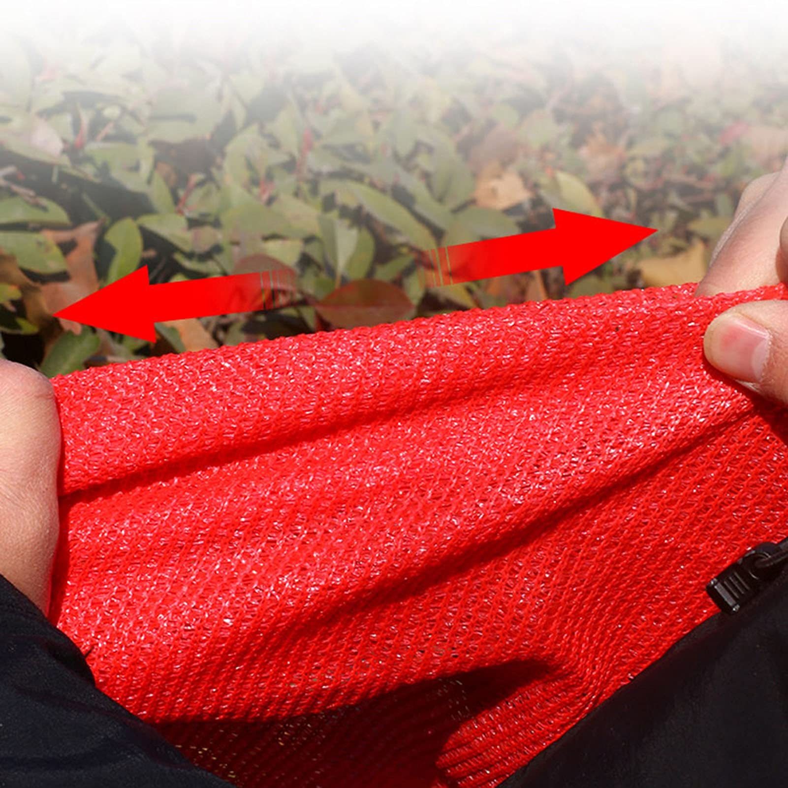 Roter Schattenstoff, UV-beständiges Sonnenschutznetz für Gewächshaus, Outdoor, Terrasse, Balkon, Garage, Garten, Pflanzenabdeckung, anpassbarer Schattenstoff für Blumen und Gemüse