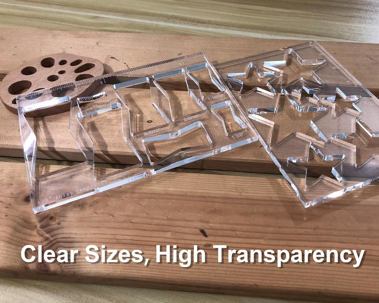 2 Pcs Router Templates for Woodworking, Router Jig Bowtie Template, Star Bowtie Router Template Jig Kit, Star Butterfly Inlay Template Decorative