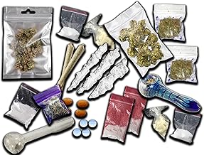 34 Piece Drug Joke Sticker Pack Gag Sticker