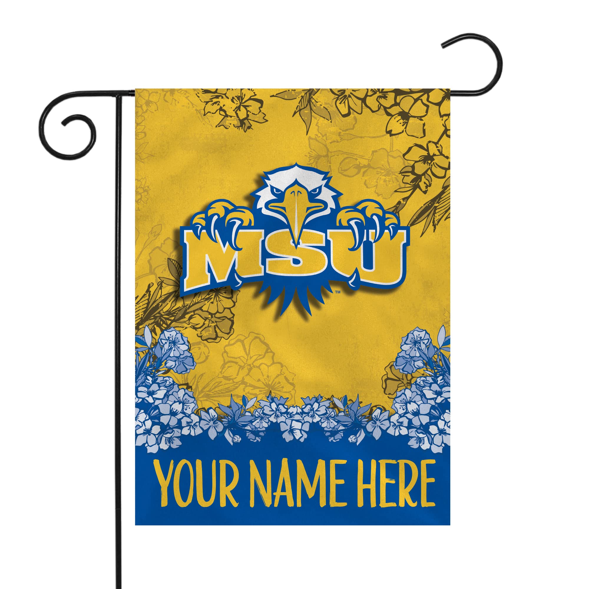 Rico Industries NCAA Standard/Primary Personalized Garden Flag