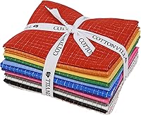 Vista 5 de COTTONVILL EMANON - Tela de algodón con estampado de rayas (10 pulgadas, rayas en D Lazy Gingham)