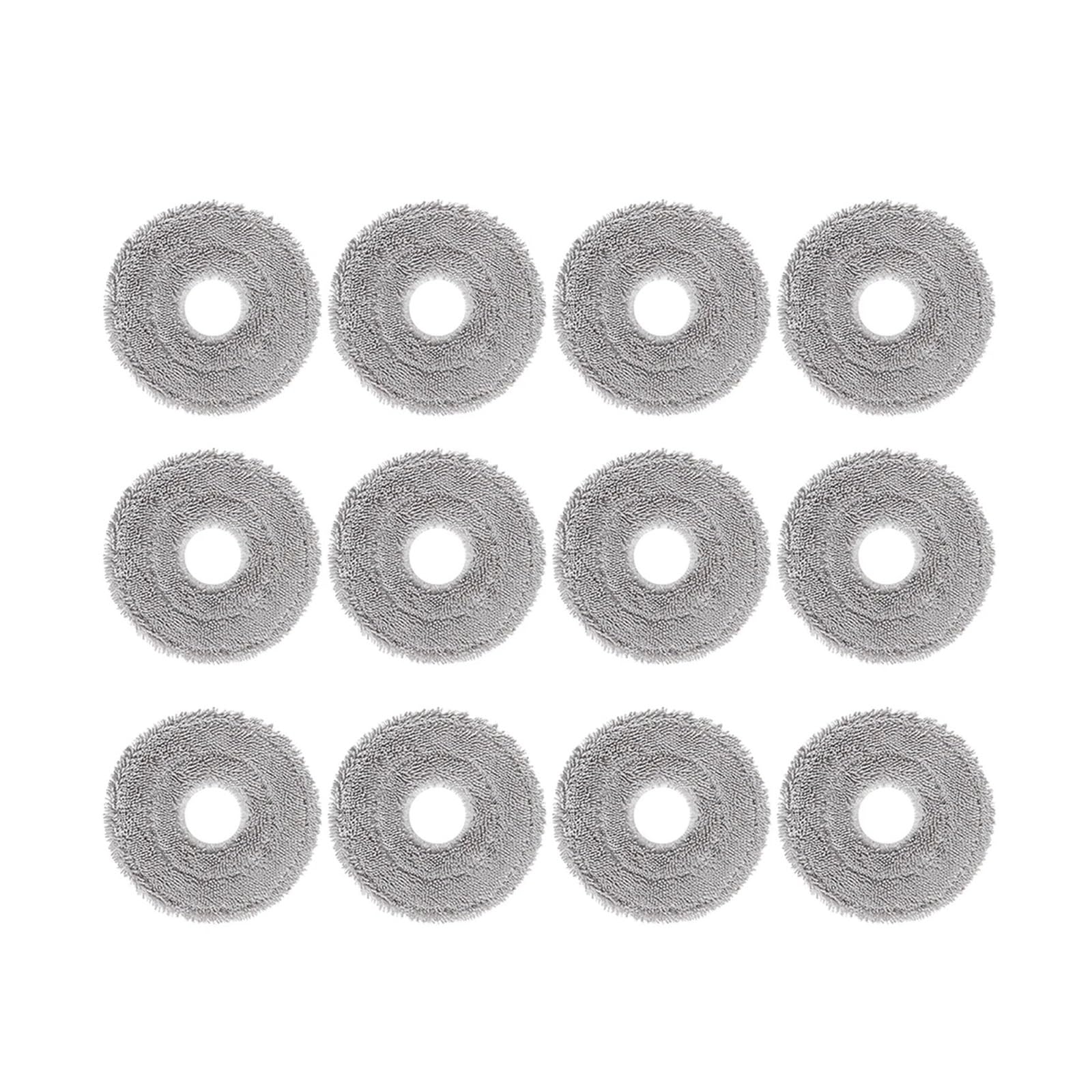 VIXWDRUTY Mop Cloths，Compatible For Xiaomi，M30S S20+B108GL M30Pro M40 D110CN M40S OV31CN OV31GL OV42CN OV21GX10 Plus Robot Vacuum(12pcs)