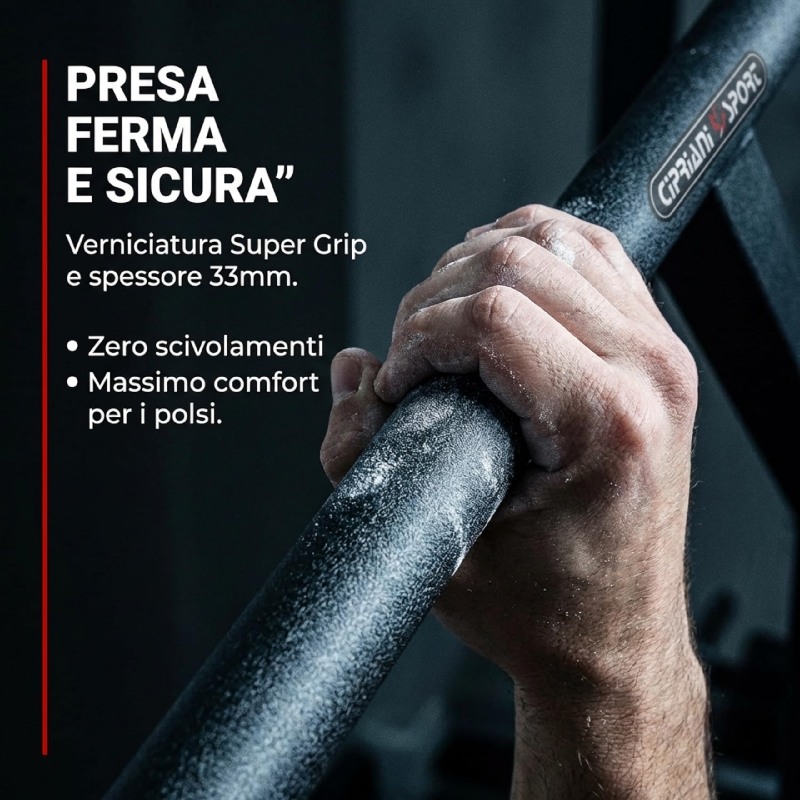 Barra Trazioni a Muro personalizzata per Home Gym - Wall Bar Professionale per Muscle Up & Pull Up - Kit di Fissaggio Incluso - Robusta per Calisthenics fitness, Indoor Palestra
