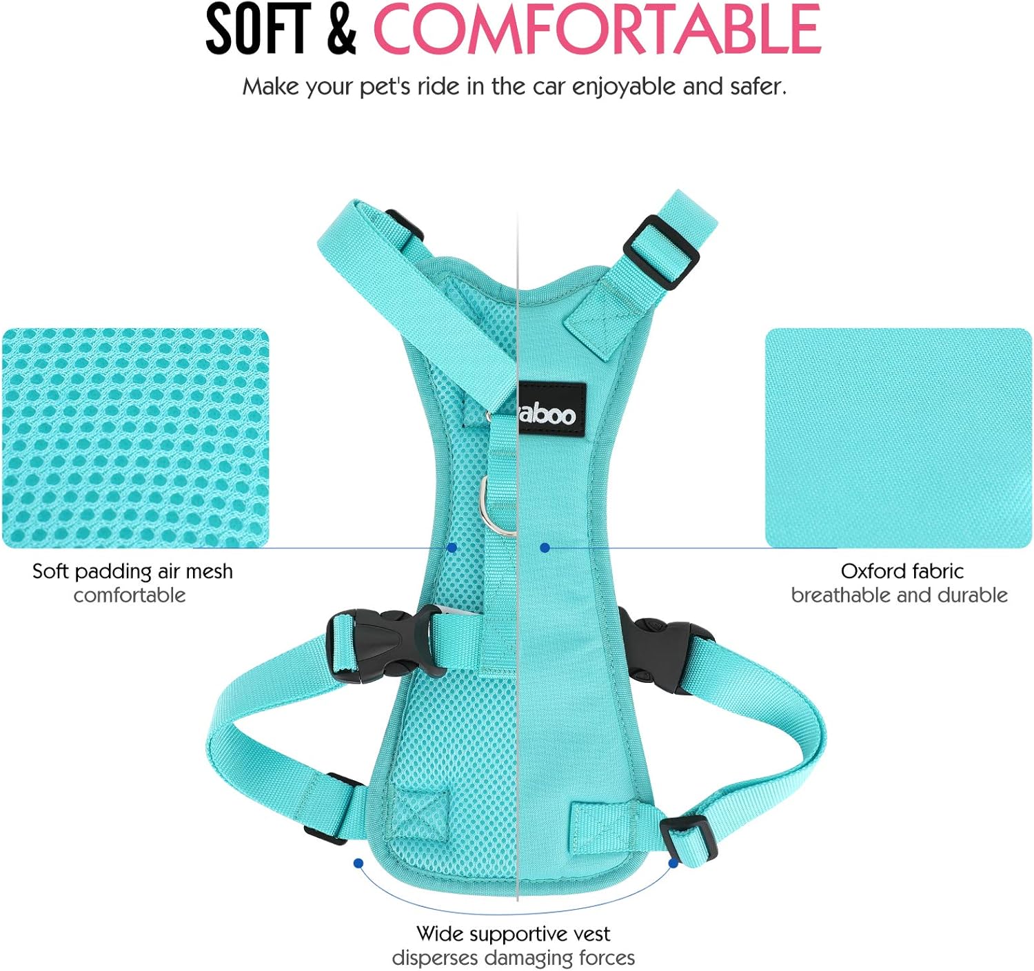 Secure Travels: A Review of the Pawaboo Adjustable Dog Safety Vest Harness
