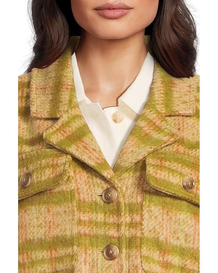 Liverpool Los Angeles Button Front Blanket Plaid Boxy Shacket - #4 of 5