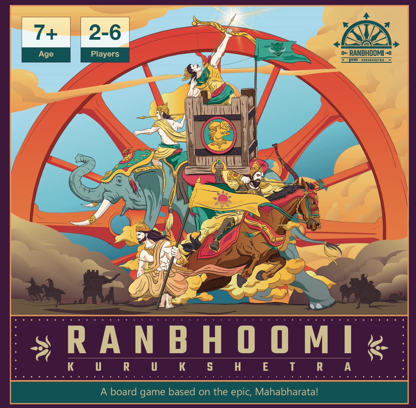 See full amazon price history chart for Ranbhoomi - Kurukshetra (Board game based on Mahabharata) by Sutradhar Ranbhoomi - Kurukshetra (Board game based on Mahabharata) by Sutradhar (B0C13ZWCNH) Amazon Price History, Amazon Price Tracker