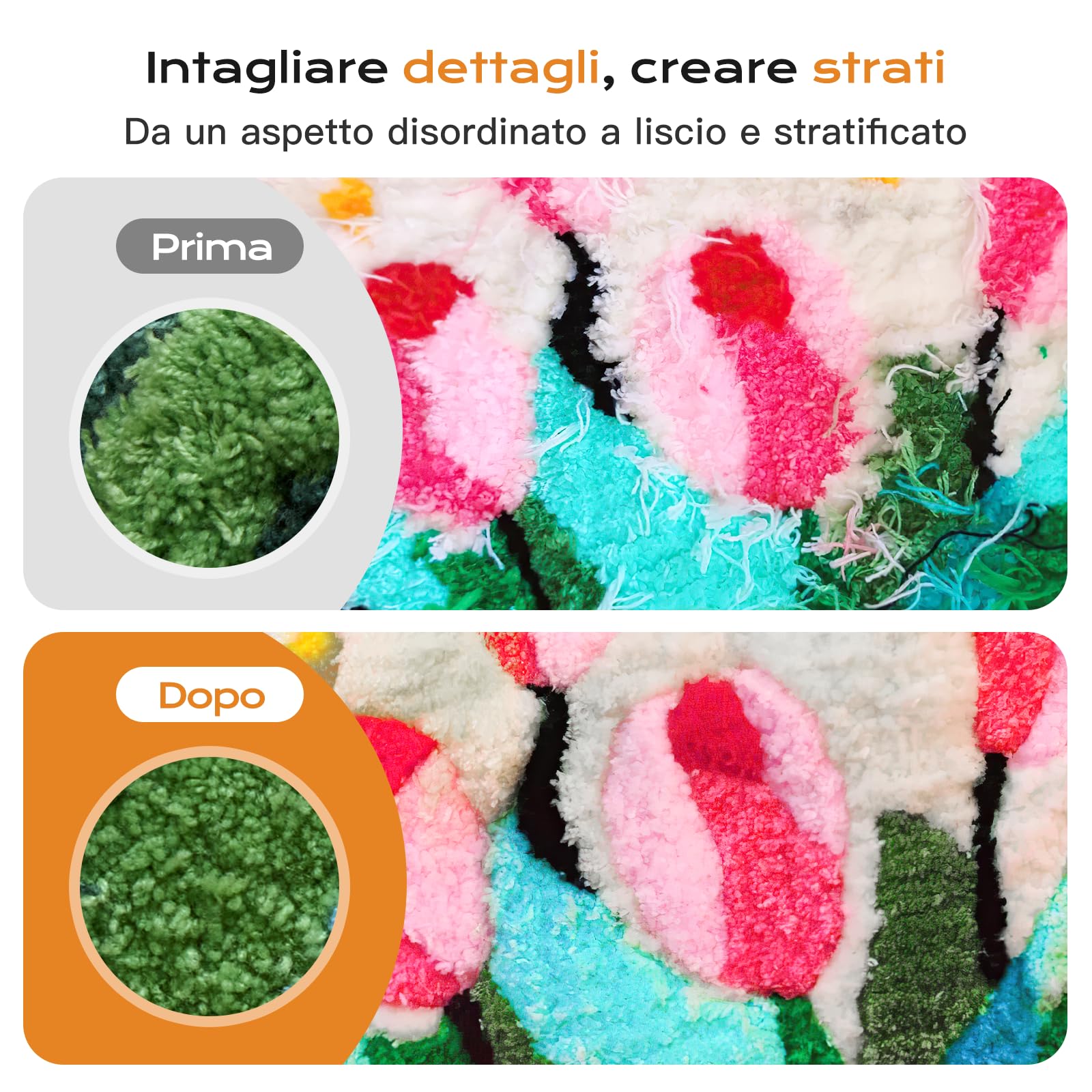 BESGEER 200W Tosatappeti Elettrico per pistola da tufting, Tufting Trimmer con 2 Lame per la Riparazione di Tappeti, Taglierina per trapuntatura adatto al Fai da Te e alla Cura degli Animali