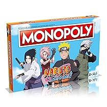 Winning Moves Monopoly Naruto – Gioco da Tavolo per Adulti e Bambini, da 2 a 6 Persone, Età 8+
