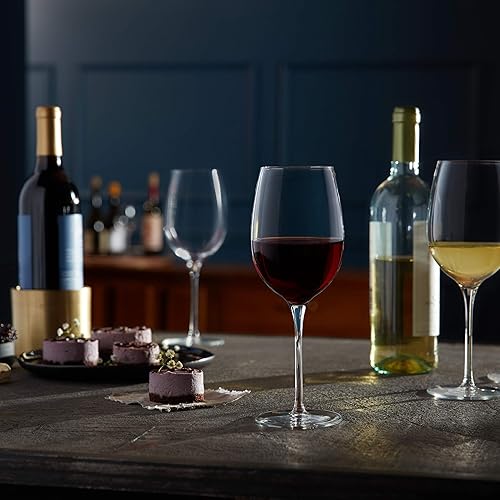 Miniatura 4 de Libbey Signature Kentfield All Purpose Wine Glasses Set of 4, Red and White Long Stem Wine Glasses, Curvature Wine Glass Gift Set for All Occasions