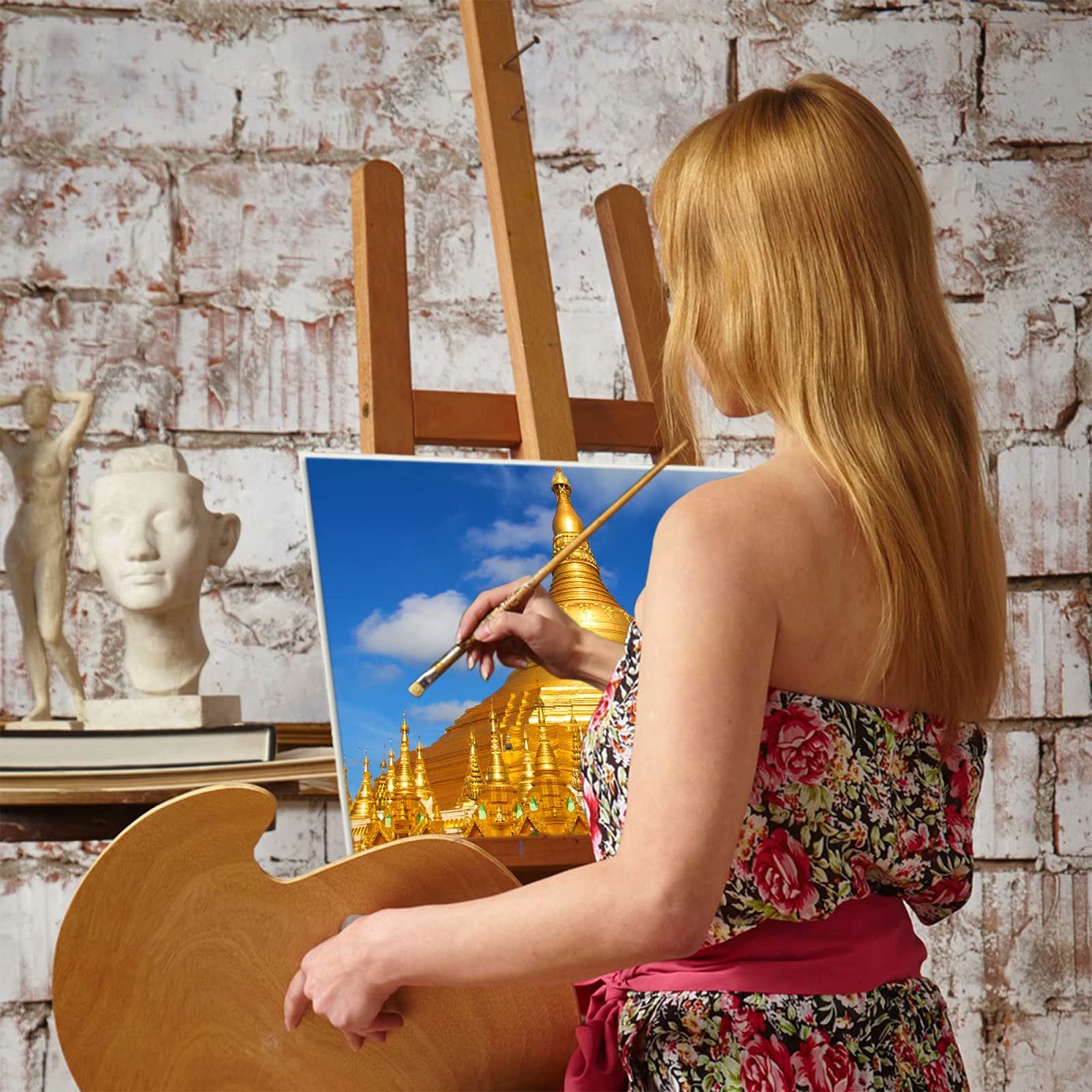 Amazon.co.jp: Shwedagon Pagoda Yangon Myanmar Paint by Number Kits