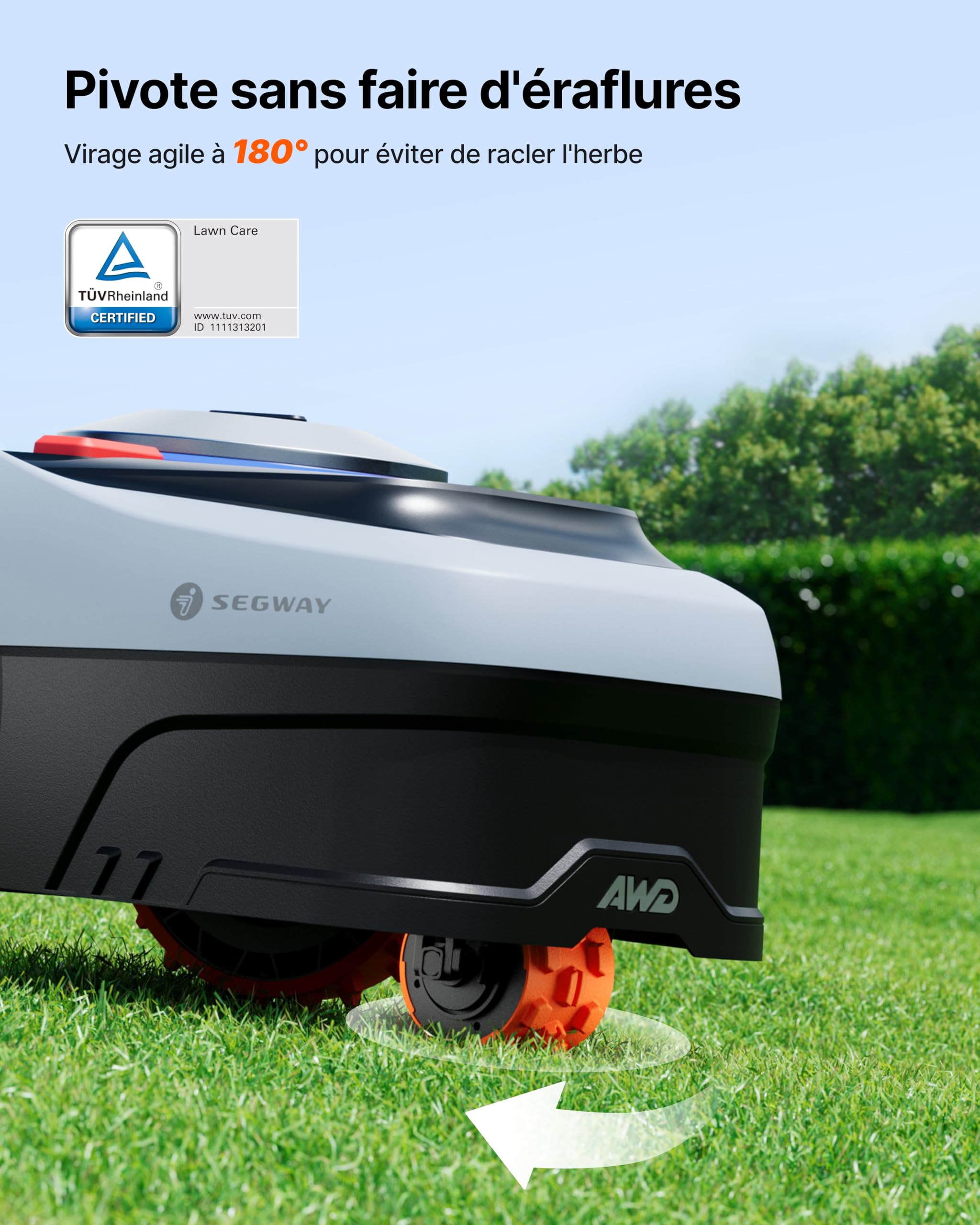 Segway Navimow i205 AWD Robot tondeuse et Garage S — vue 3
