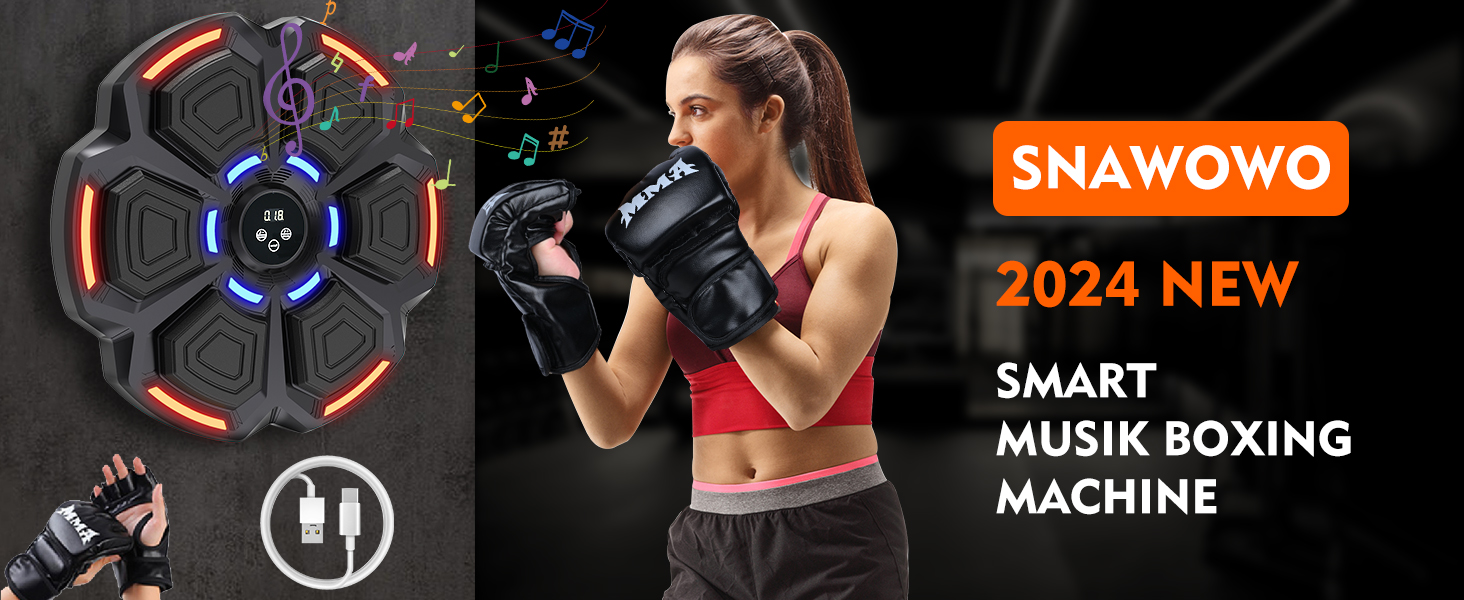 Maquina De Boxeo Musical Snawowo Music Boxing Machine Adultos - 9 Modos
