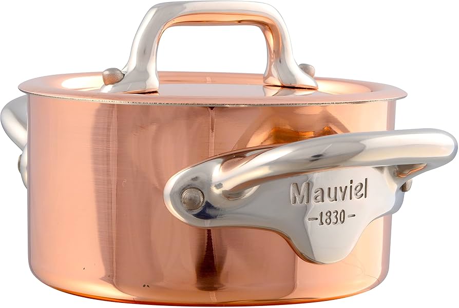 Mauviel ムヴィエール ミニ フライパン 9cm 銅 Amazon | Mauviel 9 cm M'Minis Copper Saucepan and Lid with