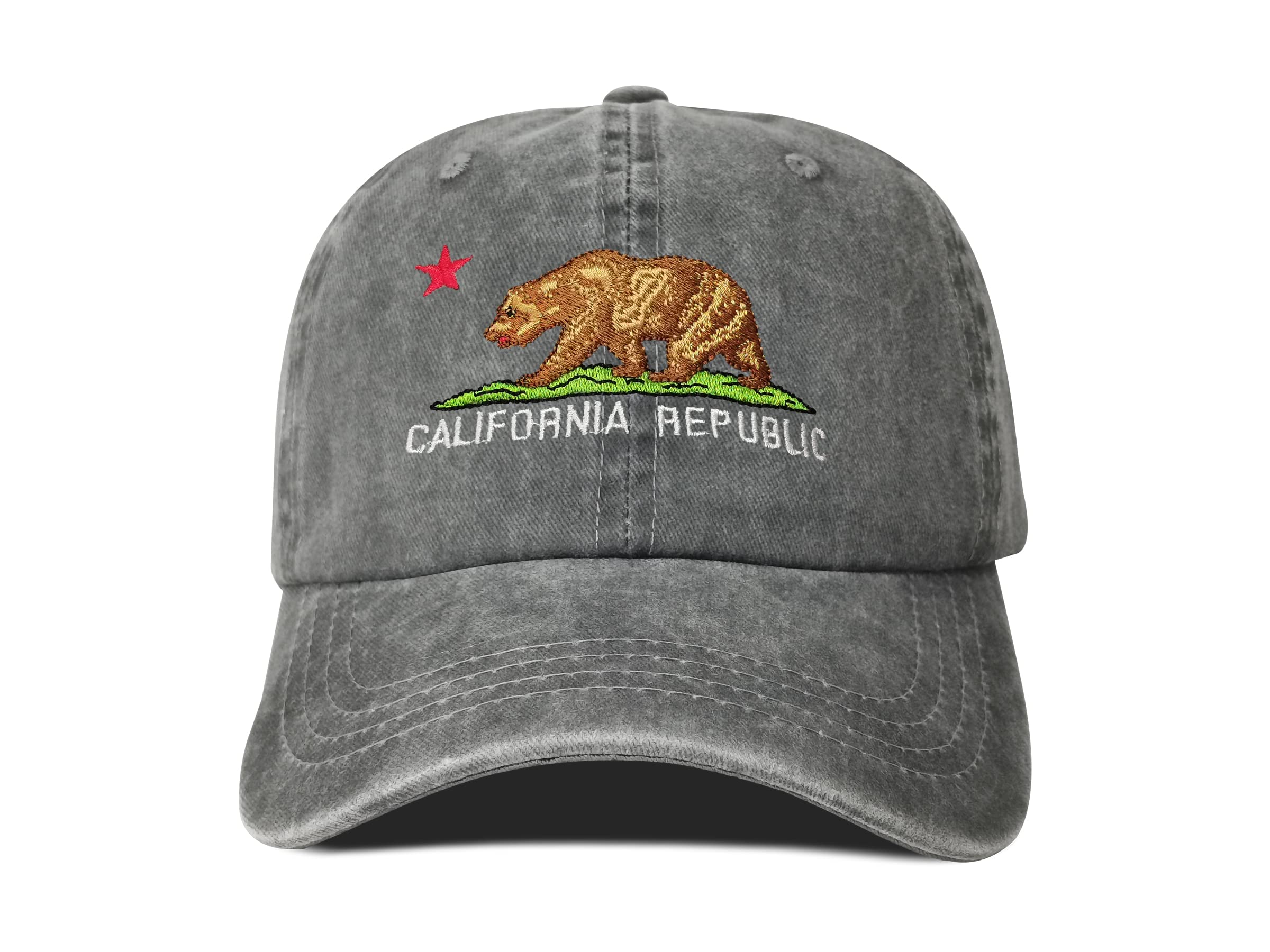 Sponsored Ad - Embroidered California Bear Hats