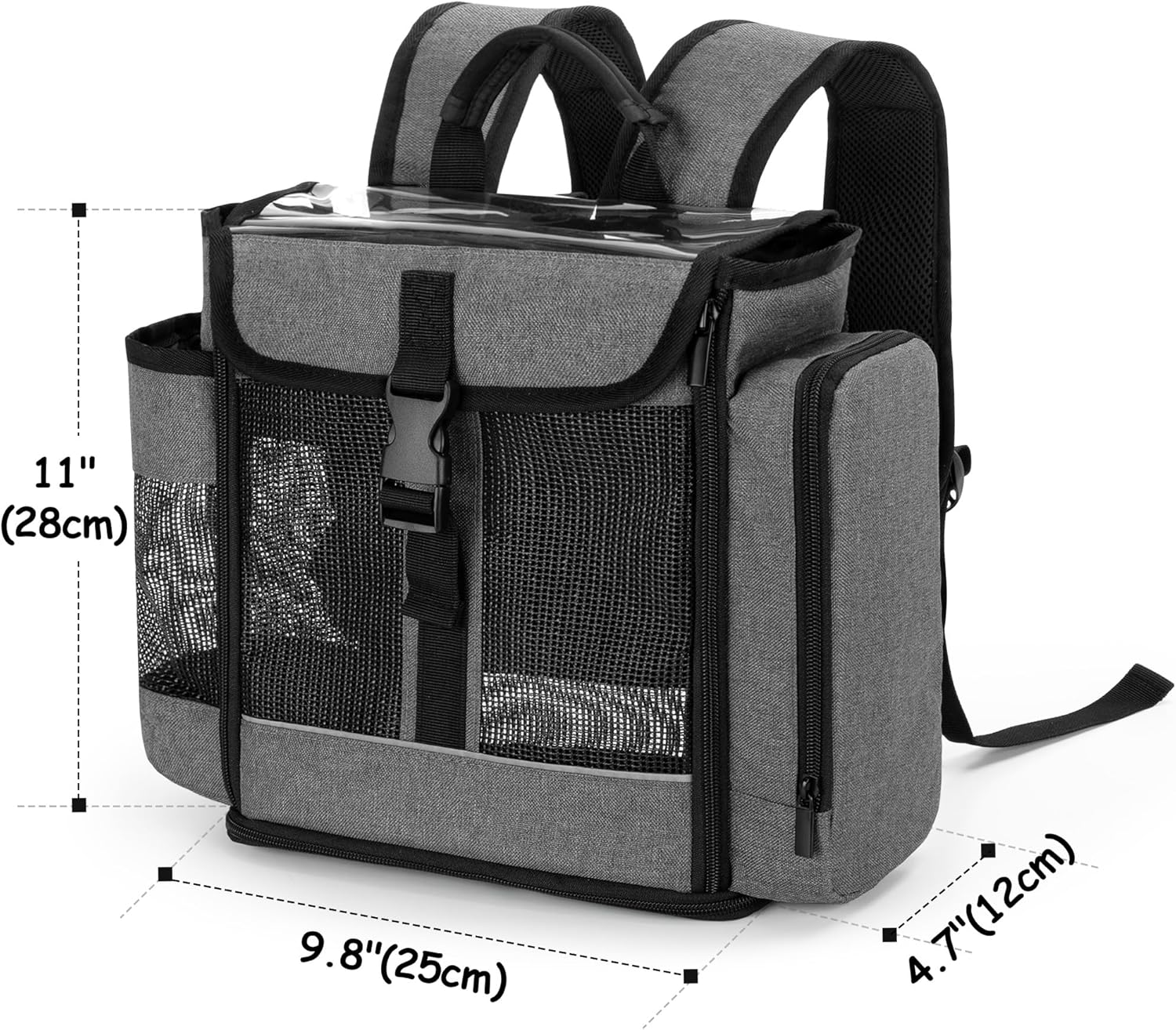 CURMIO Portable Oxygen Concentrator Backpack Compatible with Inogen One, Oxygo, Caire Units, SimplyGo Mini, POC Travel Bag