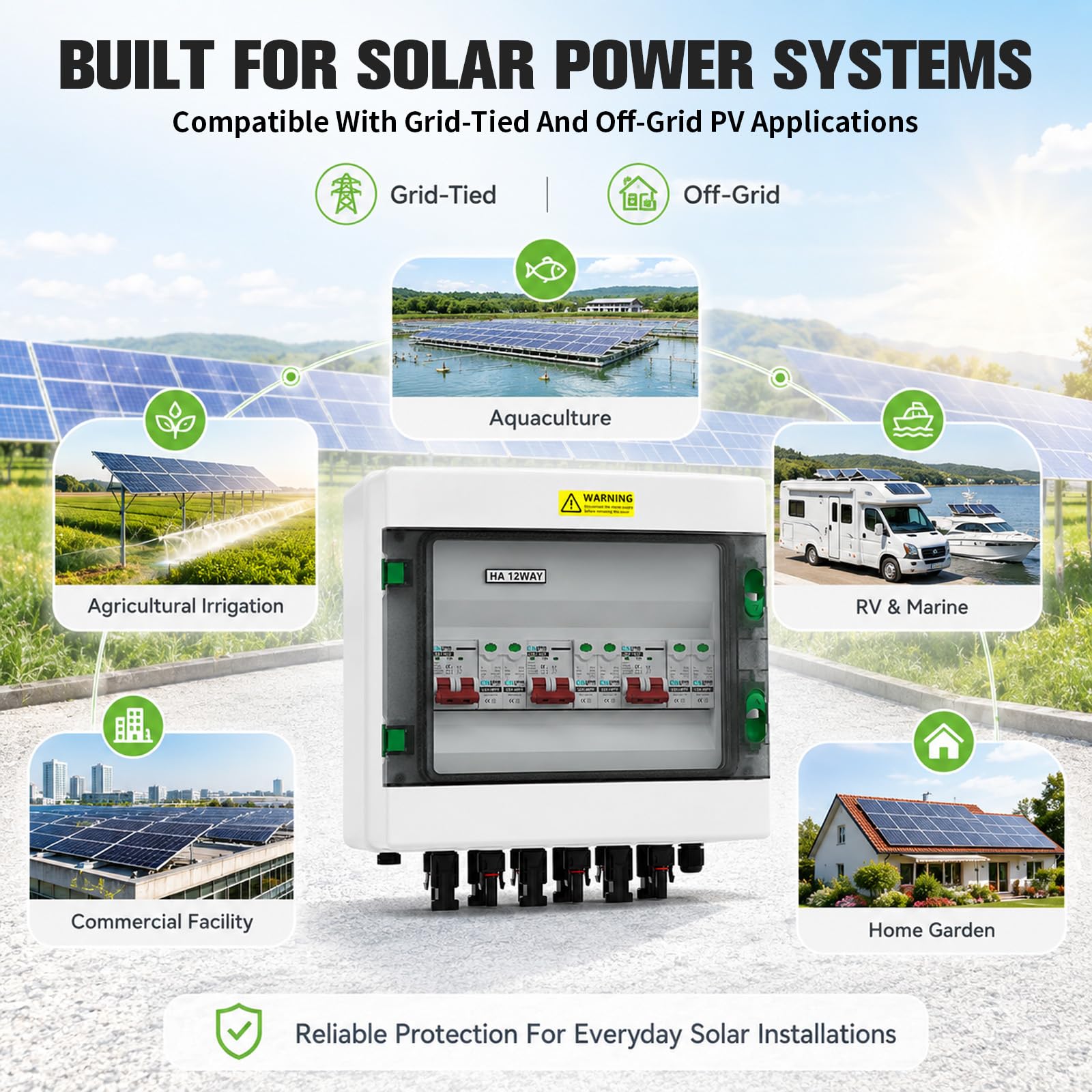 Ochrona przeciwprzepięciowa PV, 32A/DC 1000 V ochrona odgromowa wyłącznik nadprądowy
