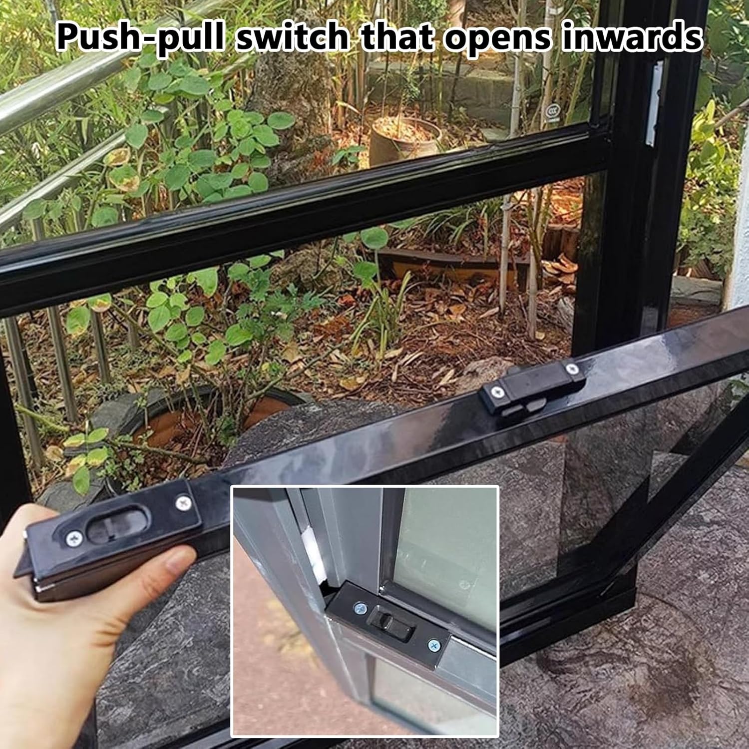 Vertical Slider Sliding Window, Basement Windows Replacement, Flush Mount Window That Open, Little Basement Shed Chicken Coop Windows with Screen(WxH 14x31in/35x78cm)