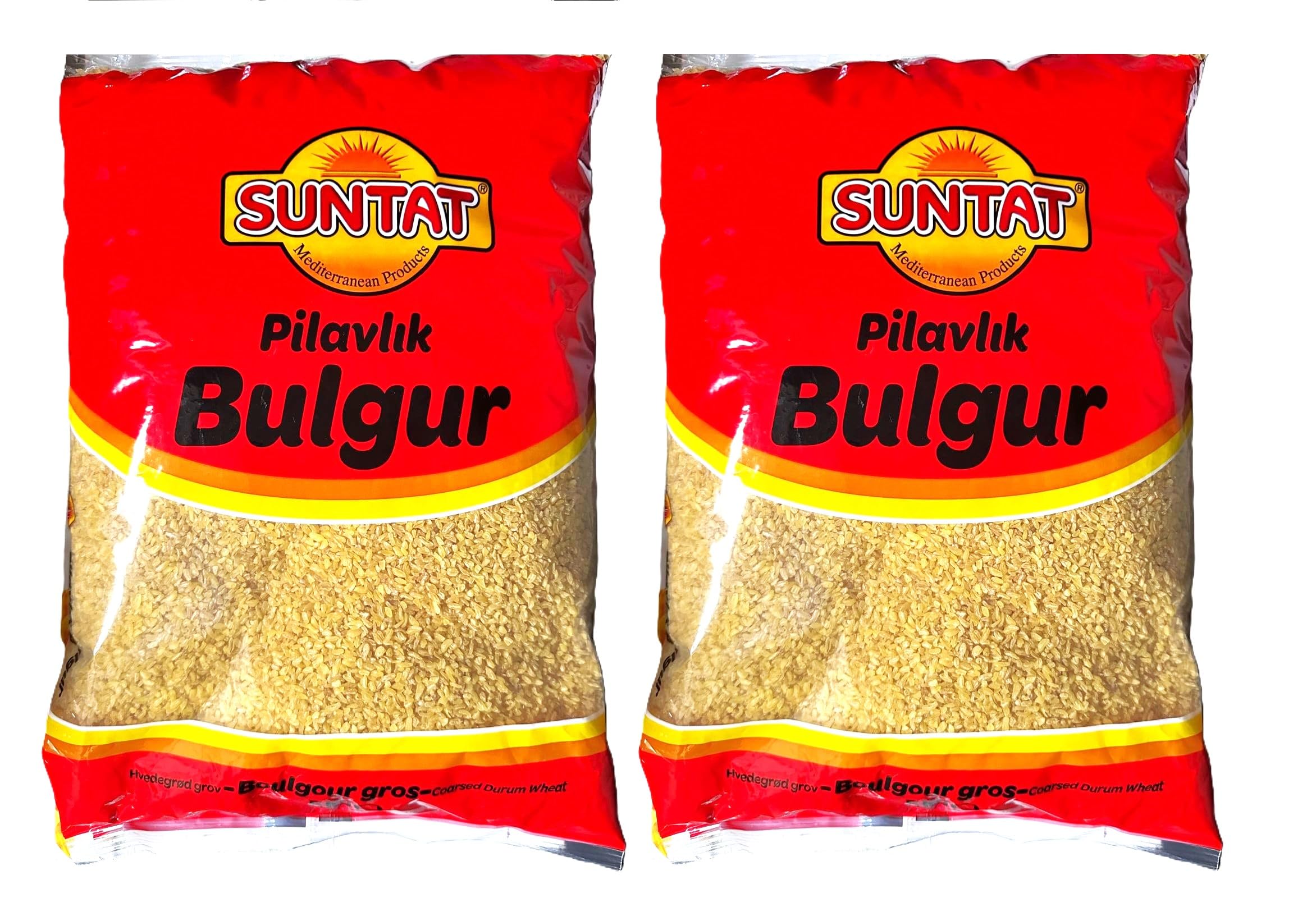 2er Pack SUNTAT Bulgur Pilavlik grob 2 × 5 kg (10 kg) Hartweizen Bulgur Für Pilaw, Beilagen & orientalische Küche