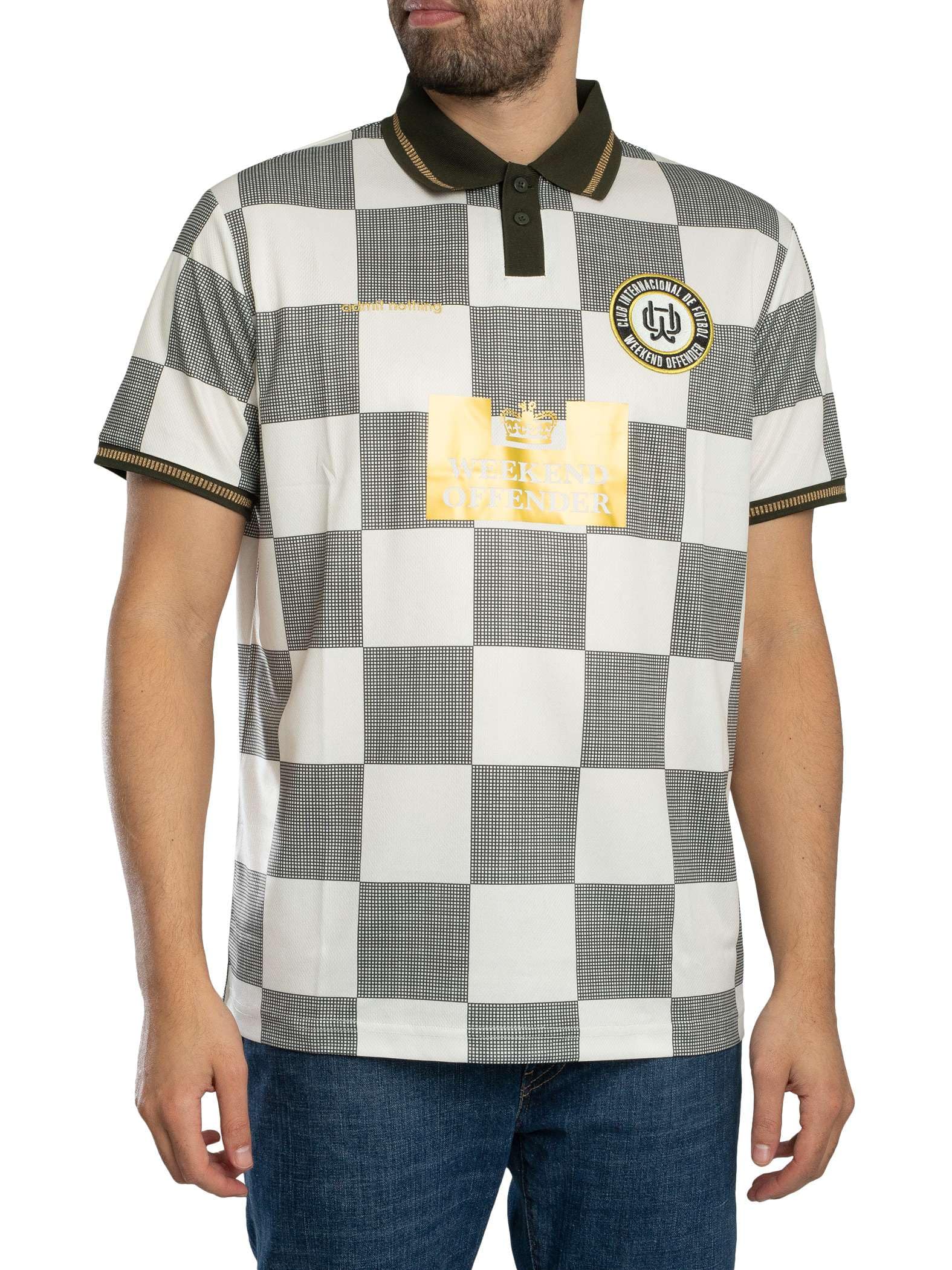 Weekend Offender Men's Black Forest Assi Football Shirt, M