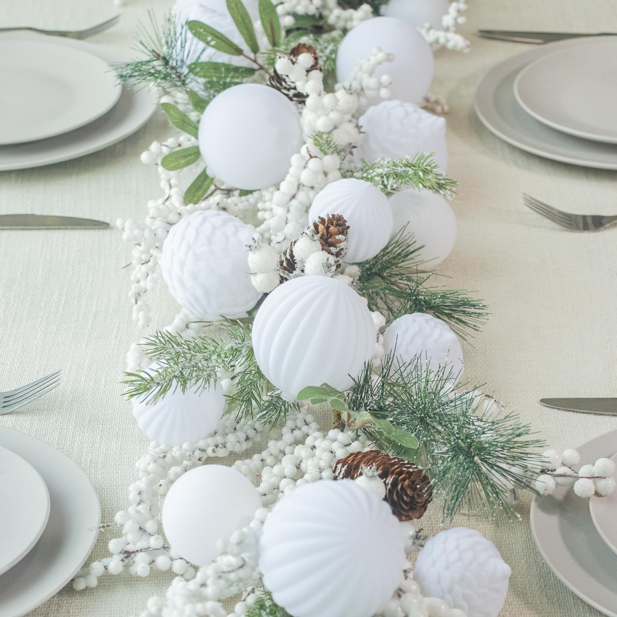 Boules De Noël Floquées - France