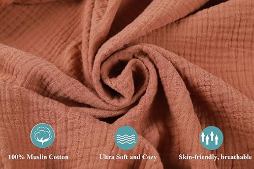 Miniatura 2 de Paquete y sábanas de muselina ajustadas compatibles con Graco Pack n Play Playard cuna y otros 27 x 39 pulgadas, 24 x 38 pulgadas, colchón para cuna