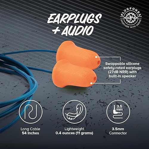 Miniatura 3 de Tapones para orejasaudífonos1 generación naranja Plugfones