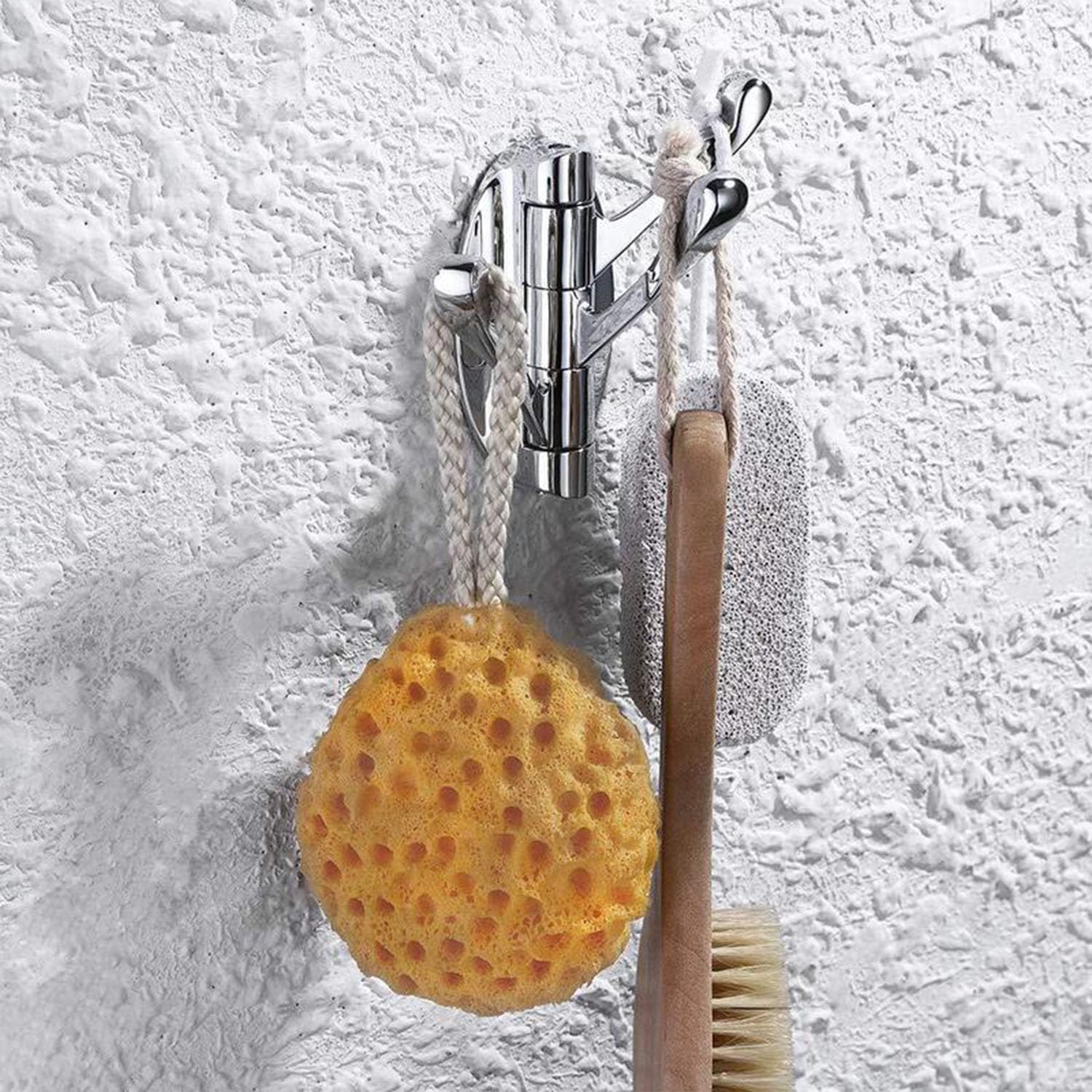 2 Crochets à Serviette Nickel Brossé Pour Salle De Bain, Cuisine, Douche | Acier Inox