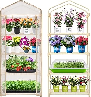 14 Small Backyard Ideas for Stylish and Functional Outdoor Living 72 4-Tier Mini Greenhouse – Indoor or Outdoor Gardening Hot House with PE Z...