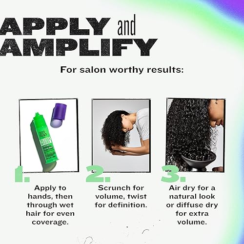 Miniatura 8 de Bed Head by TIGI Curls Rock Amplifier - Crema de cabello rizado para rizos definidos 382 onzas líquidas