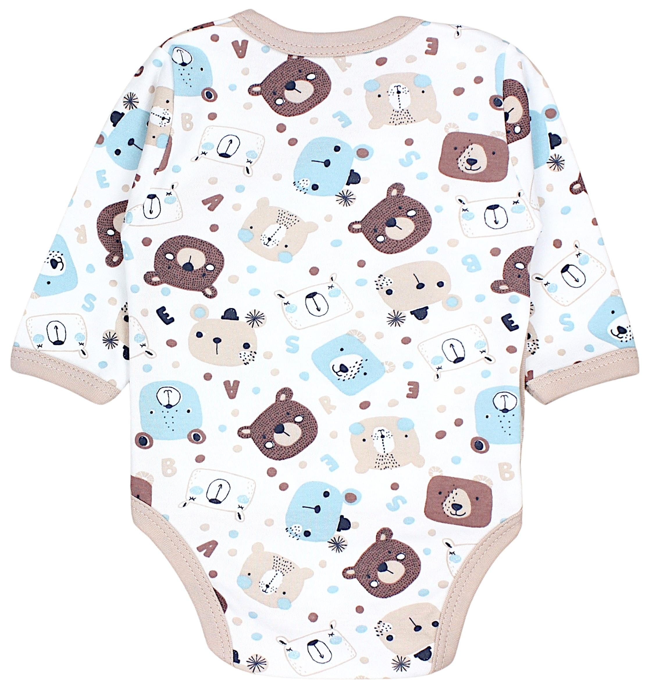 TupTam Body Bébé 5 Pièces – Body Bébé Garçon et Fille Manches Longues, Coton Doux avec Fermeture Latérale