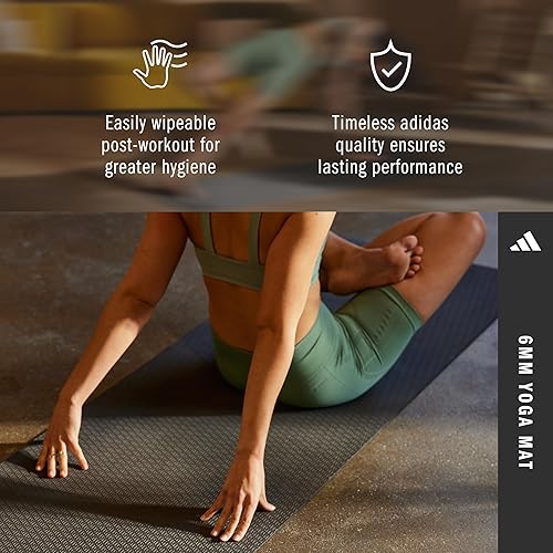 Miniatura 8 de adidas Yoga Mat - Eco Friendly - Non Slip, Durable Textured Surface
