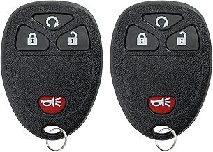 KeylessOption Keyless Entry Remote Control Car Key Fob Replacement for 15114374 (Pack of 2) - coolthings.us