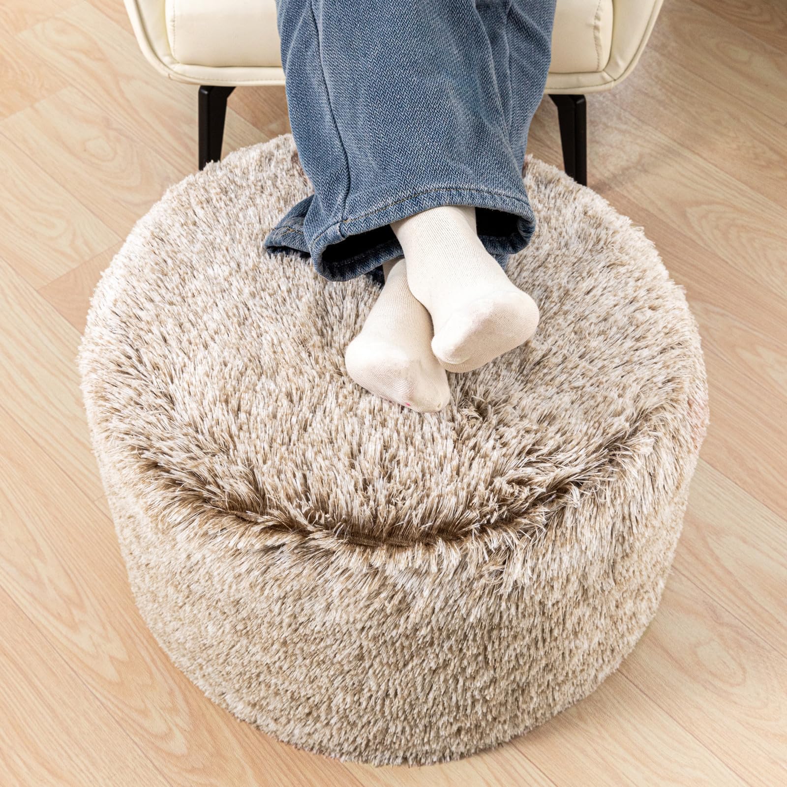 の割引クーポン HAY POUF eucalyptus BIGクッション プフ グリーン