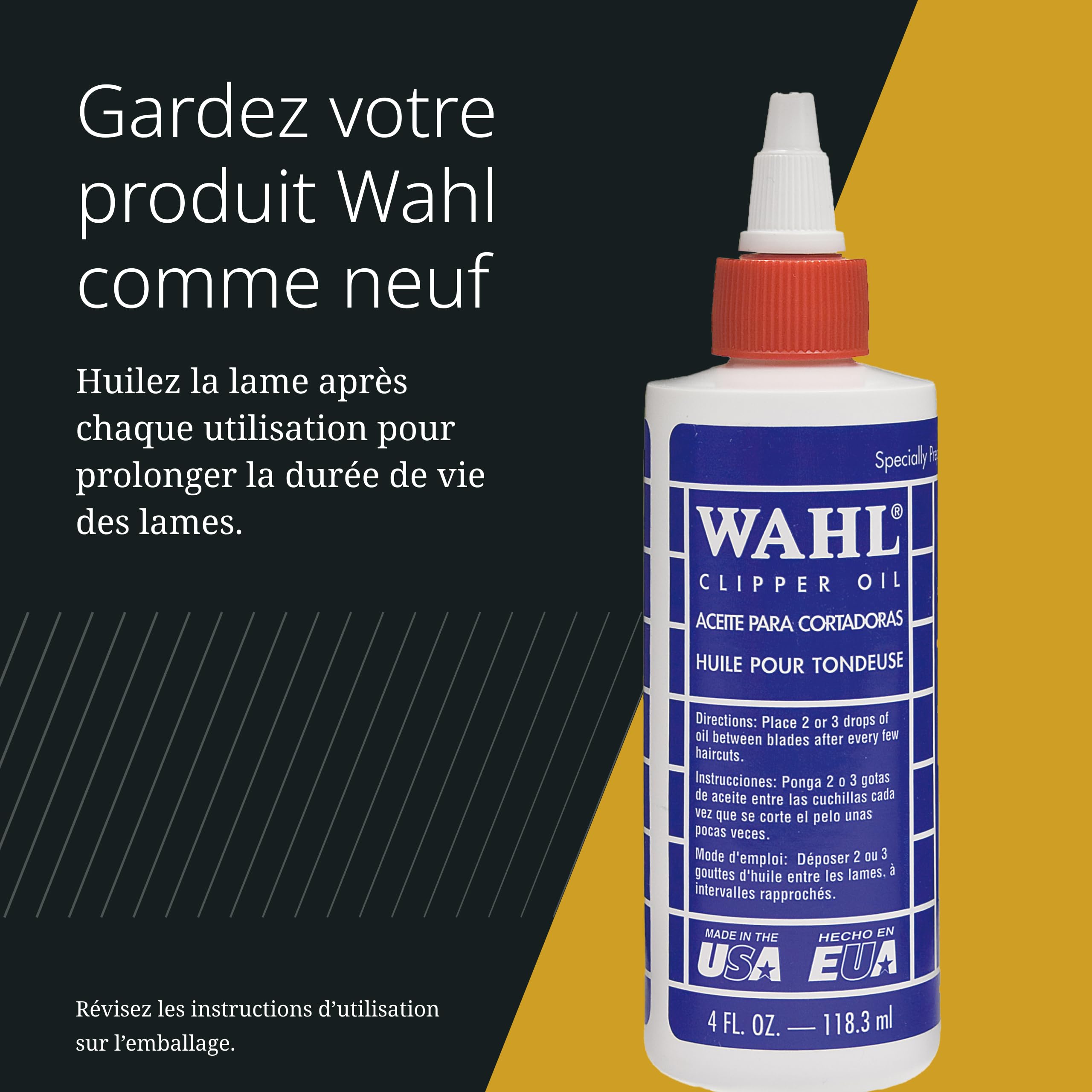 Wahl Super Close - Outil de finition - Rasoir pour un fading de précision, des coupes serrées et un fading du cuir chevelu