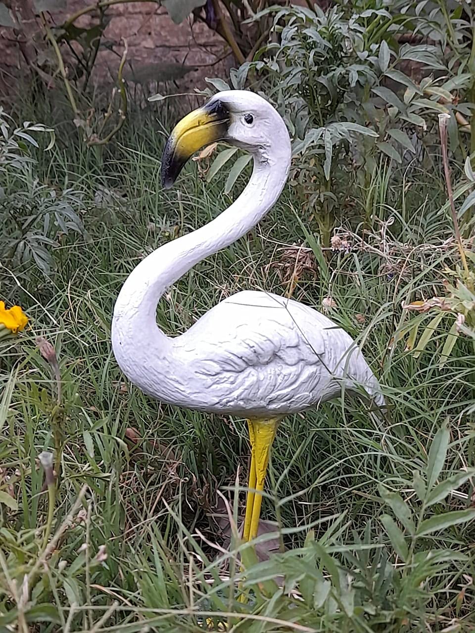 Thedecorshed Garden Side Flamingos (Pack of 2) Garden Decoration, Garden animls, Flamingo for Garden Decor, Garden Decoration 2