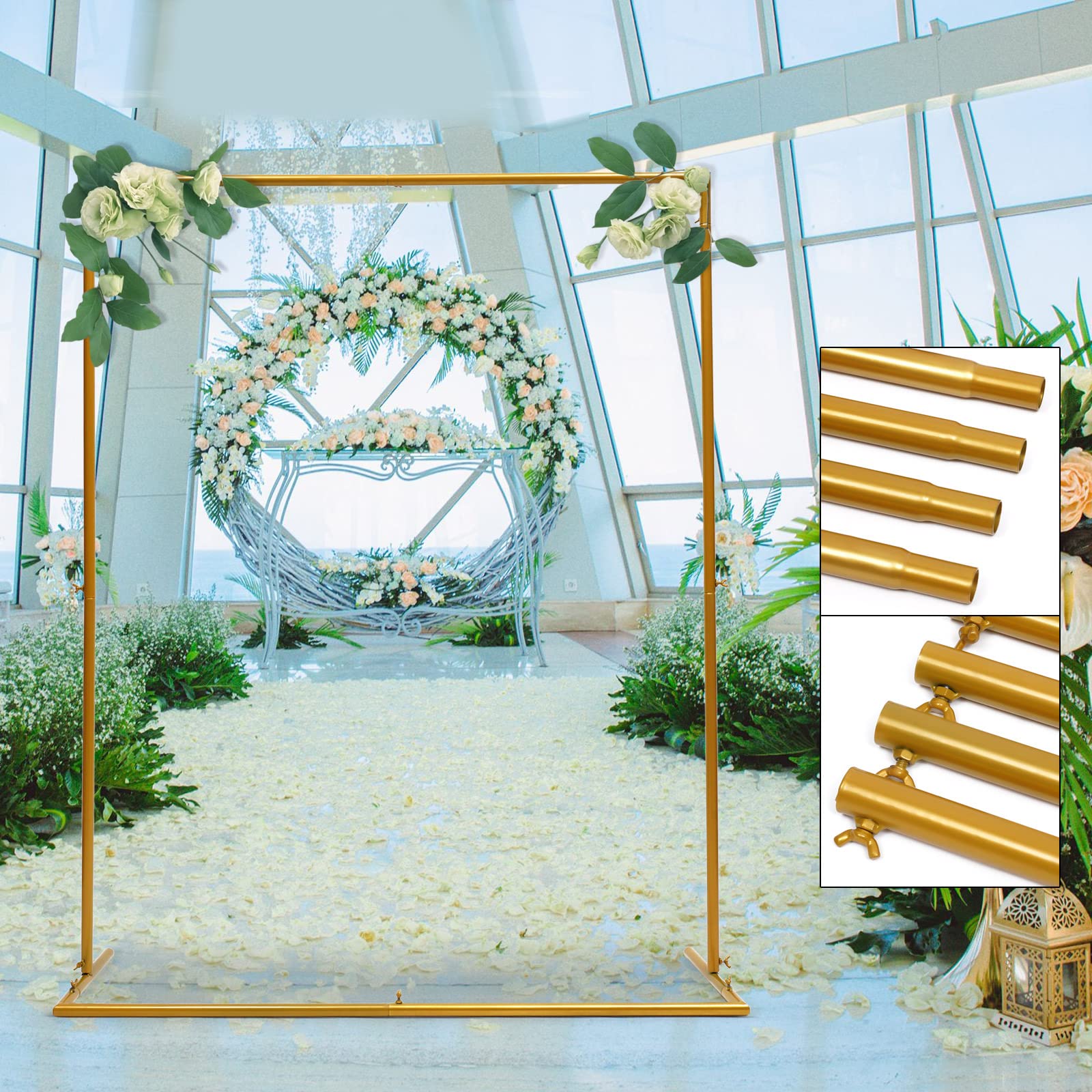 Commercial Wedding Arch PVC Wedding Arches Elegant Backdrop