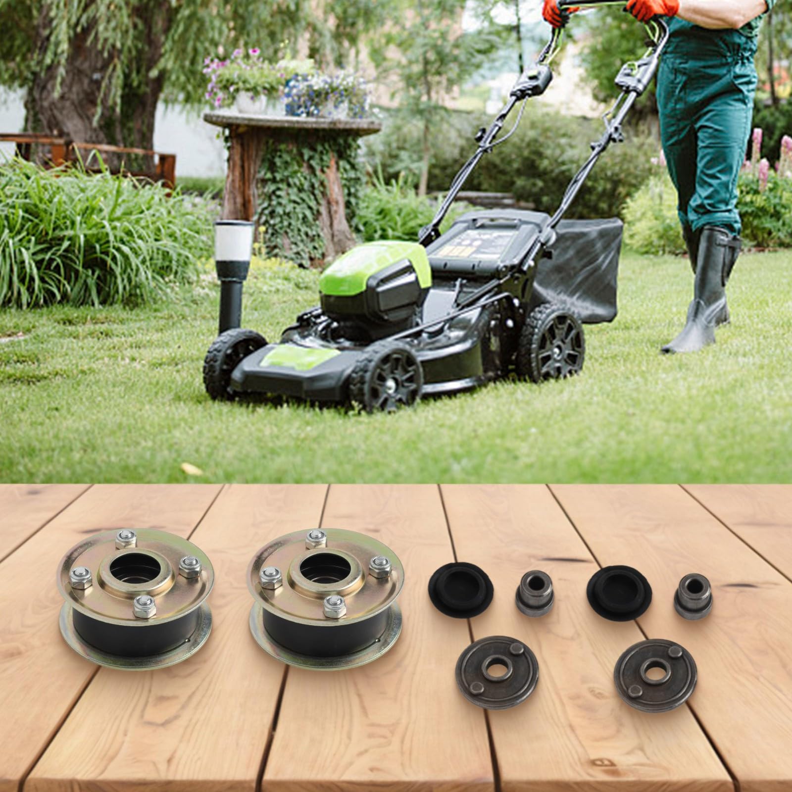 131-4529 - Kit de polea tensora para cortacésped Toro de 30 pulgadas para timemaster para cortacésped Turfmaster Walk-Behind 20199 21199 22200 para exmark ECKA30 ECS180 sustituye a 125-2532