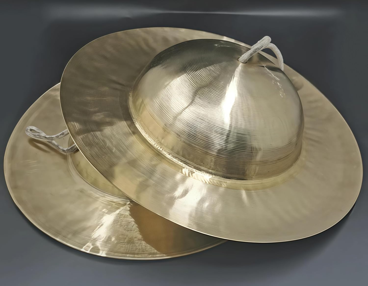 Chinese Cymbal, China Cymbals, Chinese Instrument, Finger Hand Cymbal, 20-Yr Artisan Crafted, Top Sound (Small)