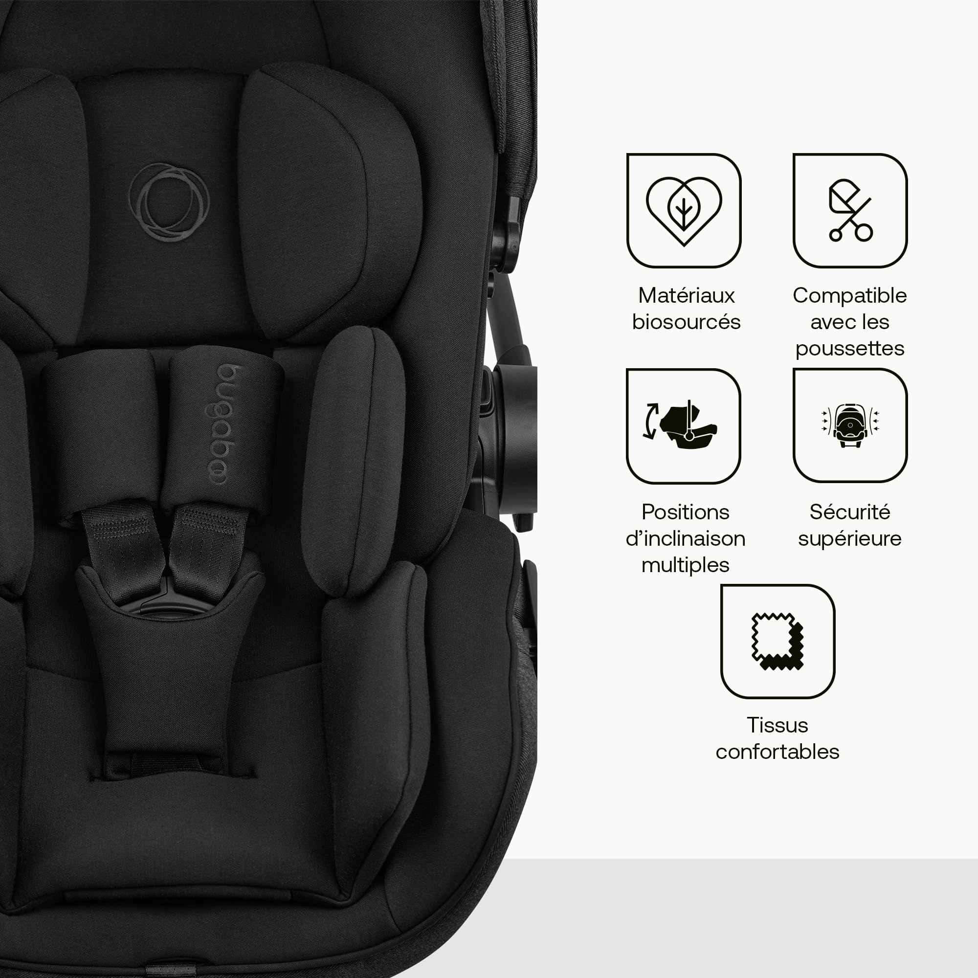 Bugaboo Otter by Nuna - Siège auto inclinable i-Size pour nouveau-né