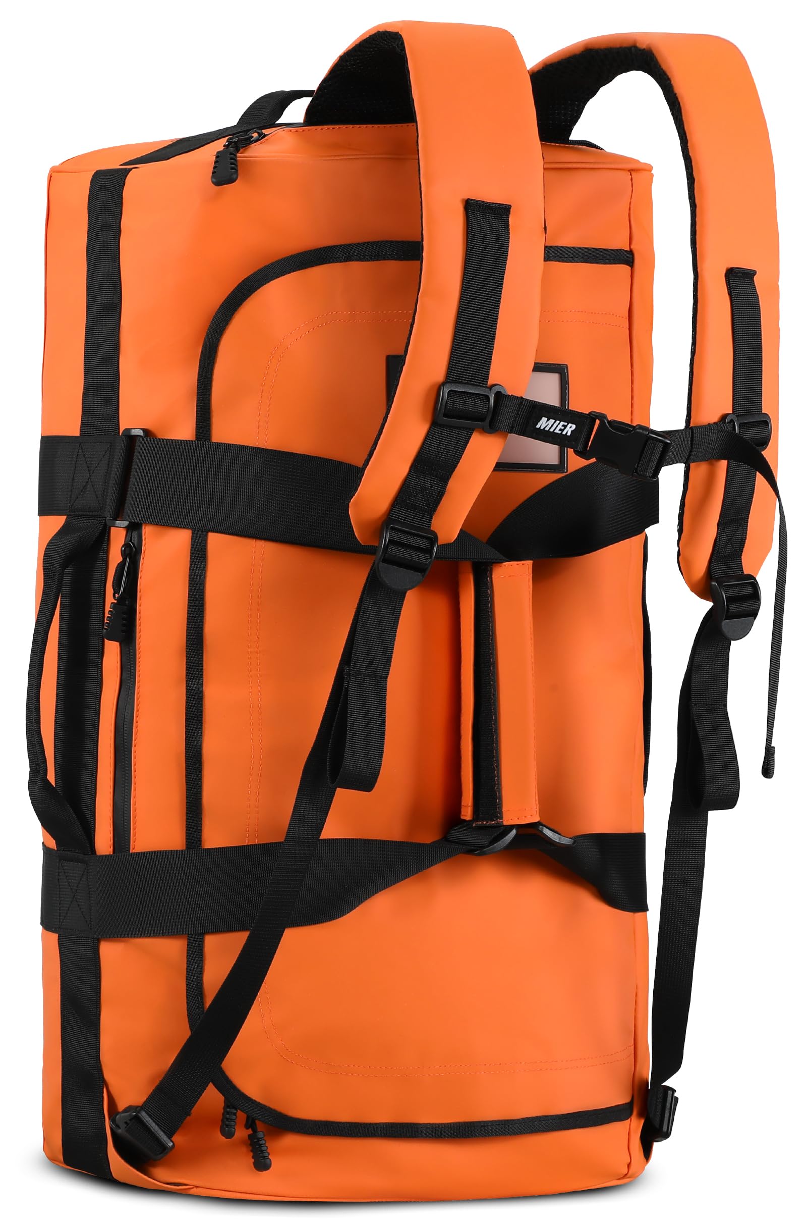 MIER torba sportowa dla mężczyzn, wodoszczelna, duża, wytrzymała, torba podróżna, przeznaczona na siłownię, sport, podróże, torba Duffle, 40L/60L/90L, z plecakiem, paskami i kieszenią na buty