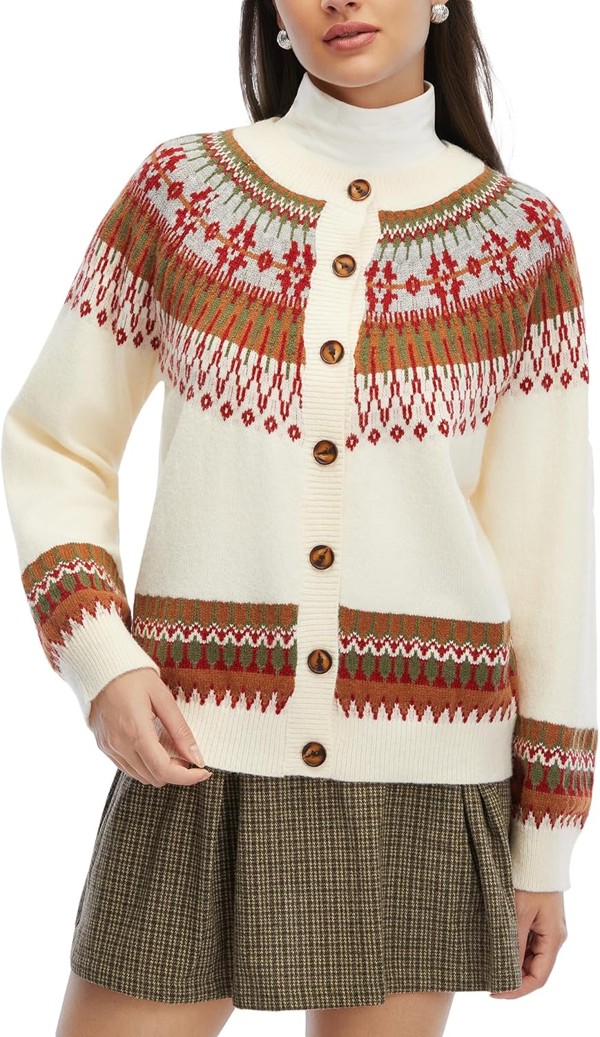 Women's Cardigan Sweaters Open Front Cardigans for Women Trendy Chunky Oversized Loose Knit Fall Outfits 2025